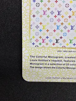 Louis Vuitton x Takashi Murakami Colorful Monogram Trading Card 018 Japan - Image 5