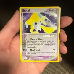 Pokemon TCG Jirachi Holo Rare Card 8/101 EX Hidden Legends - Image 1