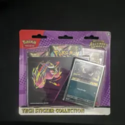 Pokemon TCG Mega Evolution—Ascended Heroes Tech Sticker Pack w/ Gengar - Image 1
