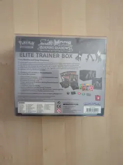 Pokemon Sun & Moon Burning Shadows Elite Trainer Box Sealed Free Shiping Sm Tear - Image 2
