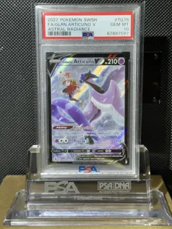 2002 Pokemon SWSH Astral Radiance FA Galarian Articuno V TG16/TG30 PSA 10 - Image 4