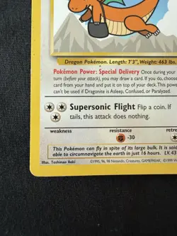 Pokemon TCG Dragonite #5 Black Star Promo WB the First Movie Stamped Card - Image 5