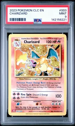 2023 Pokemon CLC EN Charizard #003 - PSA 9 - Image 1