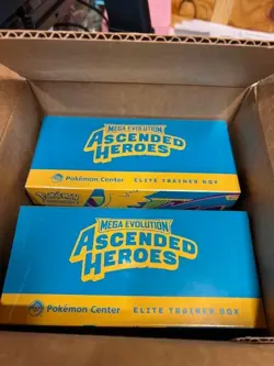 Pokemon Ascended Heroes Pokemon Center PC Exclusive ETB - New Sealed X2 - Image 2