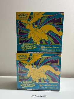 2x Ascended Heroes Pokemon Center ETBs SEALED In Hand SEE PICTURES - Image 1
