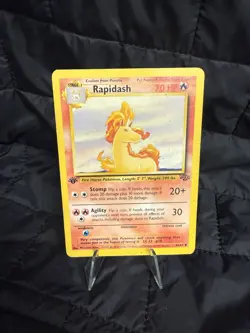 Pokemon Rapidash Jungle 44/64 1st Edition - LP - Image 1