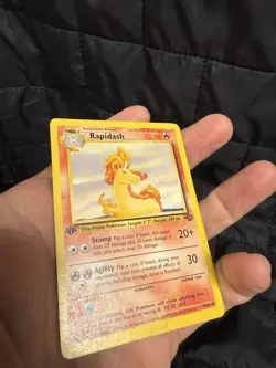 Pokemon Rapidash Jungle 44/64 1st Edition - LP - Image 4