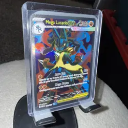 Pokemon TCG Mega Lucario Ex 160/132 Full Art Mega Evolution Near Mint Condition - Image 3