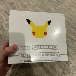 Pokemon Celebrations Elite Trainer Box ETB (hole in seal) - Image 1