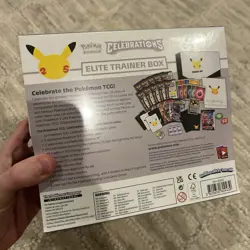 Pokemon Celebrations Elite Trainer Box ETB (hole in seal) - Image 5