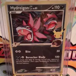 Pokemon TCG Hydreigon C Lv.61 SWSH138 Sword & Shield Promo 25th Anniversary Holo - Image 1