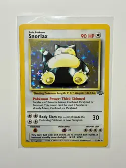 Pokemon Snorlax Unlimited Holo Jungle 11/64 – WOTC 1999 LP / Excellent Condition - Image 1
