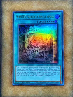 Yugioh WANTED: Seeker of Sinful Spoils RA03-EN074 Ultra Rare 1st Ed NM - Image 1