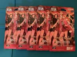 One Piece TCG Heroines Edition EB-03 Sleeved Booster Packs Lot of 5 Sealed - Image 1