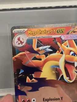 Mega Charizard Y ex 022/217 Ascended Heroes NM Pokemon TCG Double Rare Holo Card - Image 2