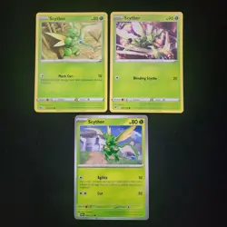 Pokemon Scyther x7 Card Lot Bundle - Image 3