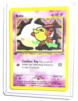 NATU - 1st Edition Neo Discovery - 59/75 - Common - Pokemon Card - NM - Image 1