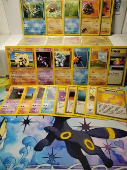 POKEMON BASE SET UNLIMITED AND FOSSIL MIX BULK LOT OF 24 CARDS NM/LP/MP - Image 1