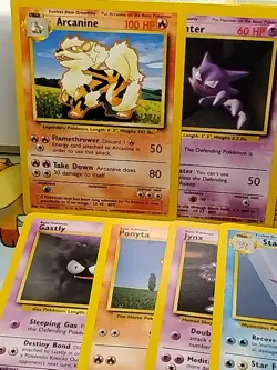 POKEMON BASE SET UNLIMITED AND FOSSIL MIX BULK LOT OF 24 CARDS NM/LP/MP - Image 3