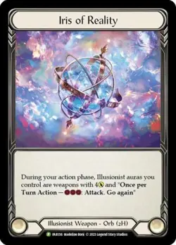 Flesh and Blood FAB Iris of Reality - FAB156 NM 1st EditionRainbow Foil Promos - Image 1