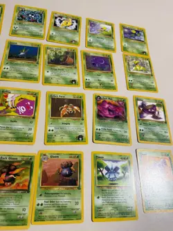 Pokemon OG 20 Card Bulk Lot NO DUPLICATES LP-NM RARE WOTC Vintage Original d - Image 3