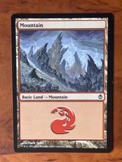 Mountain 80 MTG Magic the Gathering Card NM Near Mint DDH - Image 1
