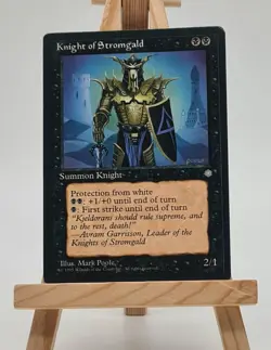 Knight of Stromgald Ice Age Magic Karte MTG englisch (Ritter von Stromgald) - Image 1