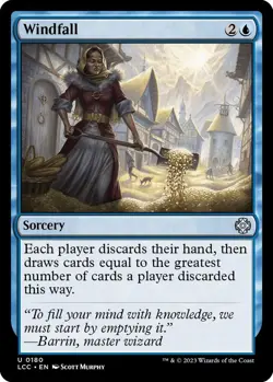 Windfall U Commander: The Lost Caverns of Ixalan Sorcery 180 - Image 1