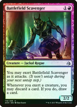 Battlefield Scavenger FOIL Amonkhet PLD Red Uncommon MAGIC MTG CARD ABUGames - Image 1