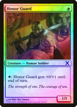 Honor Guard FOIL 10th Edition NM White Common MAGIC GATHERING CARD ABUGames - Image 1