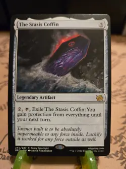 MTG The Stasis Coffin The Brothers' War Regular Rare NM - Image 1