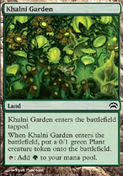 KHALNI GARDEN X4 4 4X Planechase 2012 MTG Magic the Gathering Cards DJMagic - Image 1