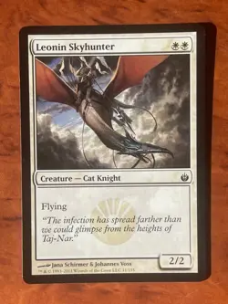 Leonin Skyhunter MTG Magic the Gathering Card NM Near Mint MBS - Image 1