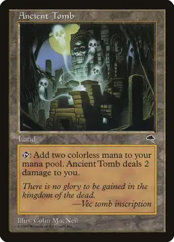 RUSH ENGLISH Ancienne tombe Tempete - Ancient Tomb EX 03 MTG magic TMP - Image 1