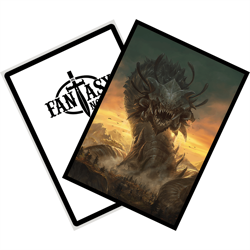 Shoz'Gorrl - World-Eater Wurm - MTG Size - 100 Smooth Matte Card Sleeves - Image 4