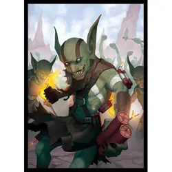 Krazz - Goblin Bomber - MTG Size - 100 Smooth Matte Card Sleeves - Image 1