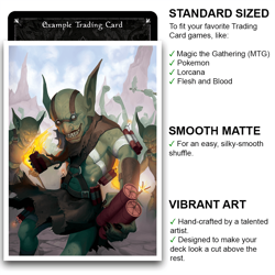 Krazz - Goblin Bomber - MTG Size - 100 Smooth Matte Card Sleeves - Image 2