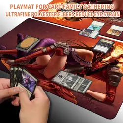 Liliana vess chandra - Magic The Gathering Playmat TCG CCG MTG Playmat - Image 2