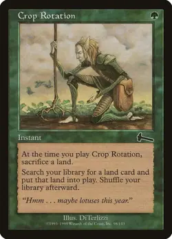 Crop Rotation - Urza's Legacy - LP - MTG Magic The Gathering - Image 1