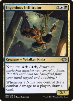 Ingenious Infiltrator - 204/254 - Uncommon - Modern Horizons MH1 MTG - Image 1