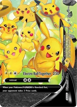 NM-Mint Pikachu V-Union - SWSH142 - SWSH Black Star Promos Pokemon SWSH Black St - Image 1