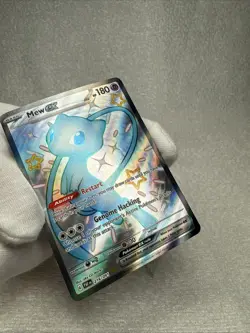 Pokemon Mew ex 216/091 SV: Paldean Fates Holo - Image 3