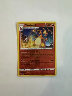 Pokemon TCG Charizard Reverse Holo Rare Card 25/185 Vivid Voltage - Image 1