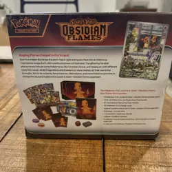 POKEMON Scarlet Violet Obsidian Flames ELITE TRAINER SEALED ETB - Image 3
