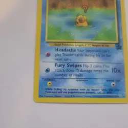 POKEMON Psyduck Black Star Promo #20 Rare WOTC TCG - Image 4