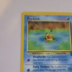 POKEMON Psyduck Black Star Promo #20 Rare WOTC TCG - Image 5