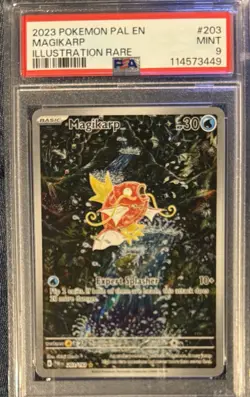 Pokemon Magikarp PSA 9 Paldea Evolved #203 - Image 1