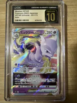 Mewtwo VSTAR 031/071 S10b: Pokemon GO Holo (Japanese) - CGC Pristine 10 - Image 1