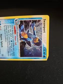 Swampert Holo Rare Ruby and Sapphire 13/109 LP+/NM Swirl Pokemon Tcg - Image 2