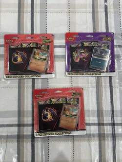 3x Pokemon TCG Ascended Heroes Tech Sticker Collection 3 Pack Factory Sealed! - Image 2